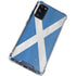 Scotland Flag Distressed Galaxy S20 FE Clear Case